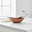 Vine Acacia Wood Small Oval Bowl