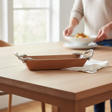 Vine Acacia Wood Small Rectangular Serving Dish