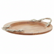 Vine Acacia Wood Small Round Tray