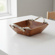 Vine Acacia Wood Square Bowl