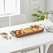 Vine  Acacia Wood 3 Section Serving Dish