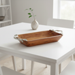 Vine Acacia Wood  Rectangular Bowl