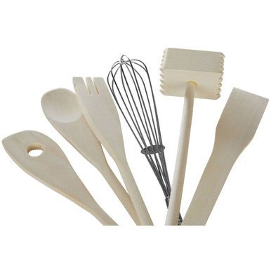 Vintage Home Black Utensil Holder With 6 Utensils