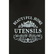 Vintage Home Black Utensil Holder With 6 Utensils
