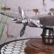 Vintage Spitfire Model Metal on Wooden Base