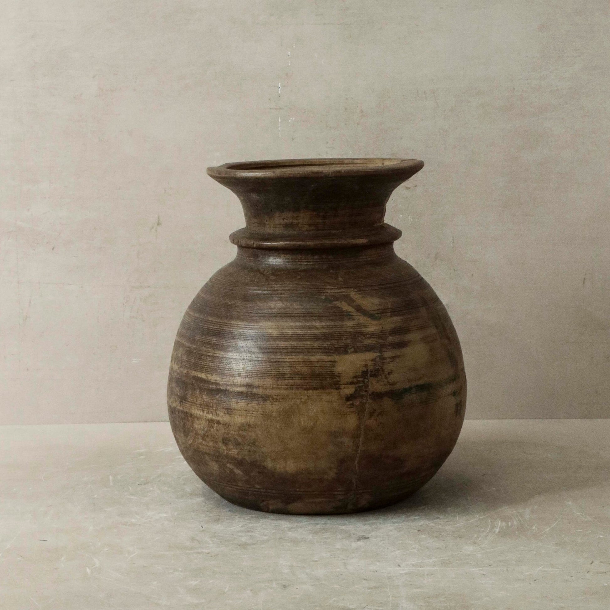 Vintage Teak Vase - 57.2