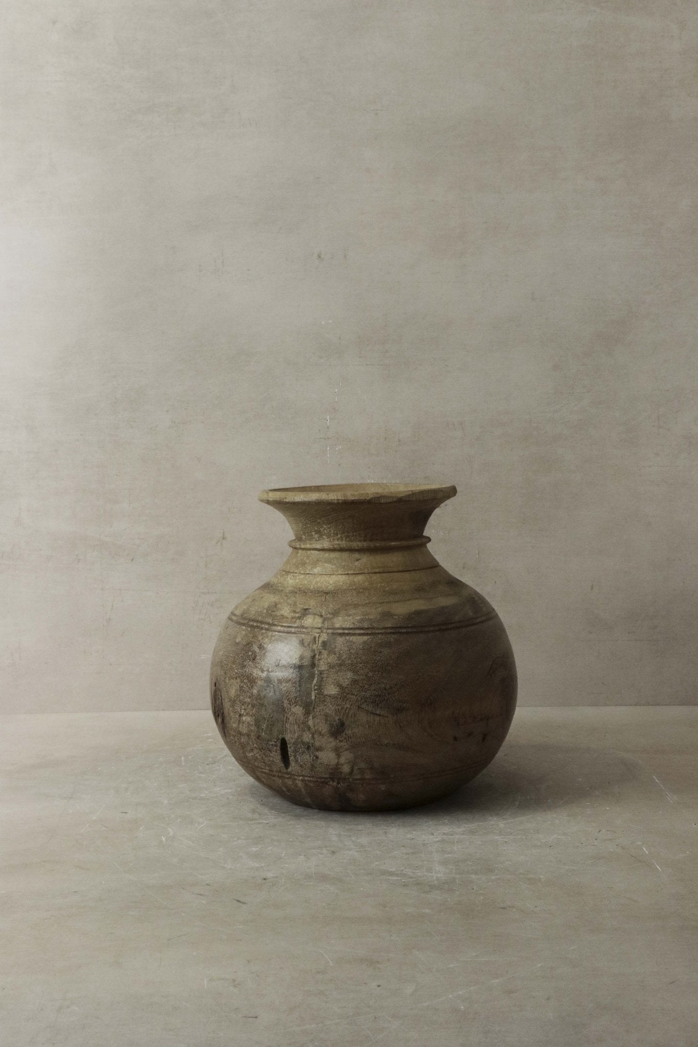 Vintage Teak Vase - 57.3