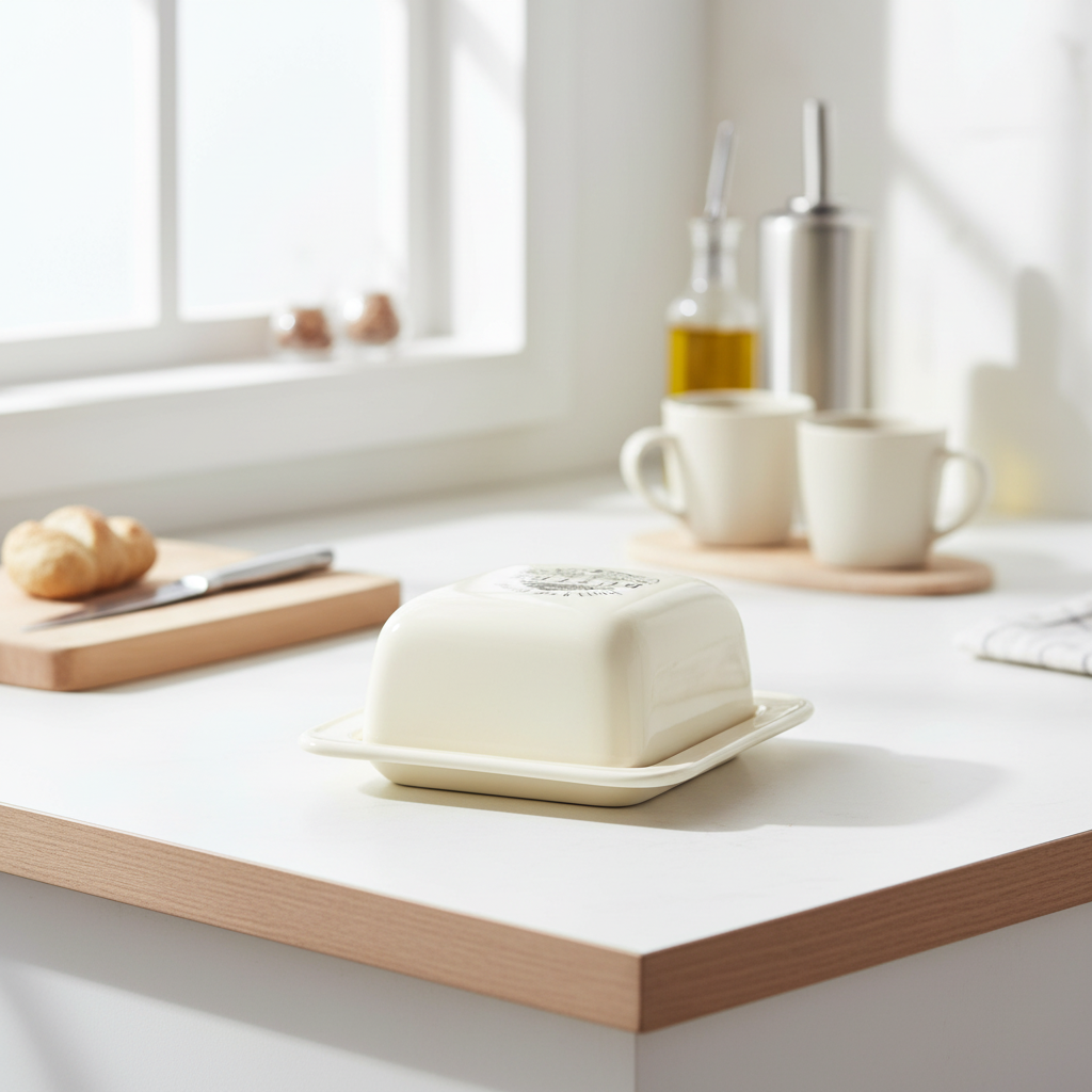 Vintage Home Cream Butter Dish
