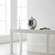 Viso Large Silver Finish Round Vase