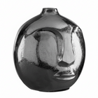 Viso Small Silver Finish Round Vase