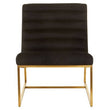 Vogue Black and Gold Lounge Chair