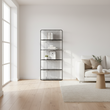 Vogue Five Tier Black Shelf Unit