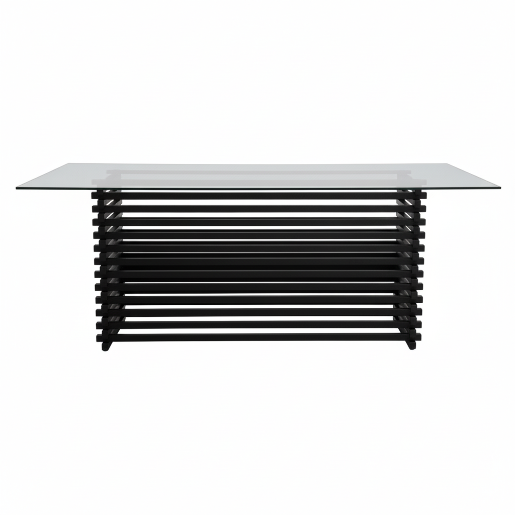 Vogue Matte Black Dining Table