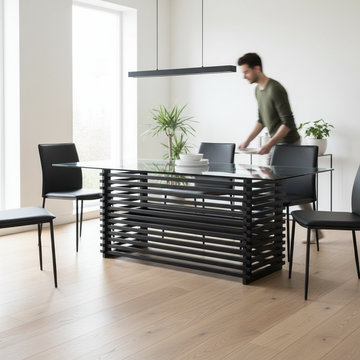 Vogue Matte Black Dining Table