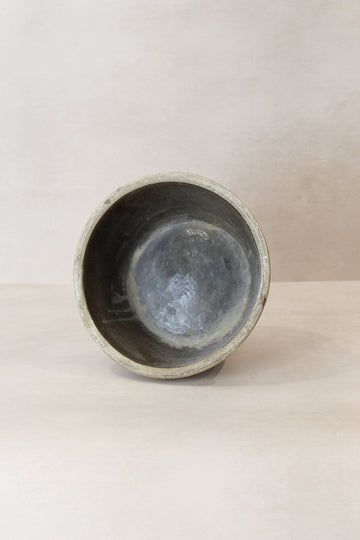 Wabi Sabi Antique Dark Glazed Terracotta Bowl Small - LBB 01