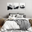 Wall Art Canvas Prints | Set of 3 Asian Inspired Wall art Prints