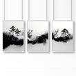 Wall Art Canvas Prints | Set of 3 Asian Inspired Wall art Prints