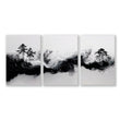 Wall Art Canvas Prints | Set of 3 Asian Inspired Wall art Prints