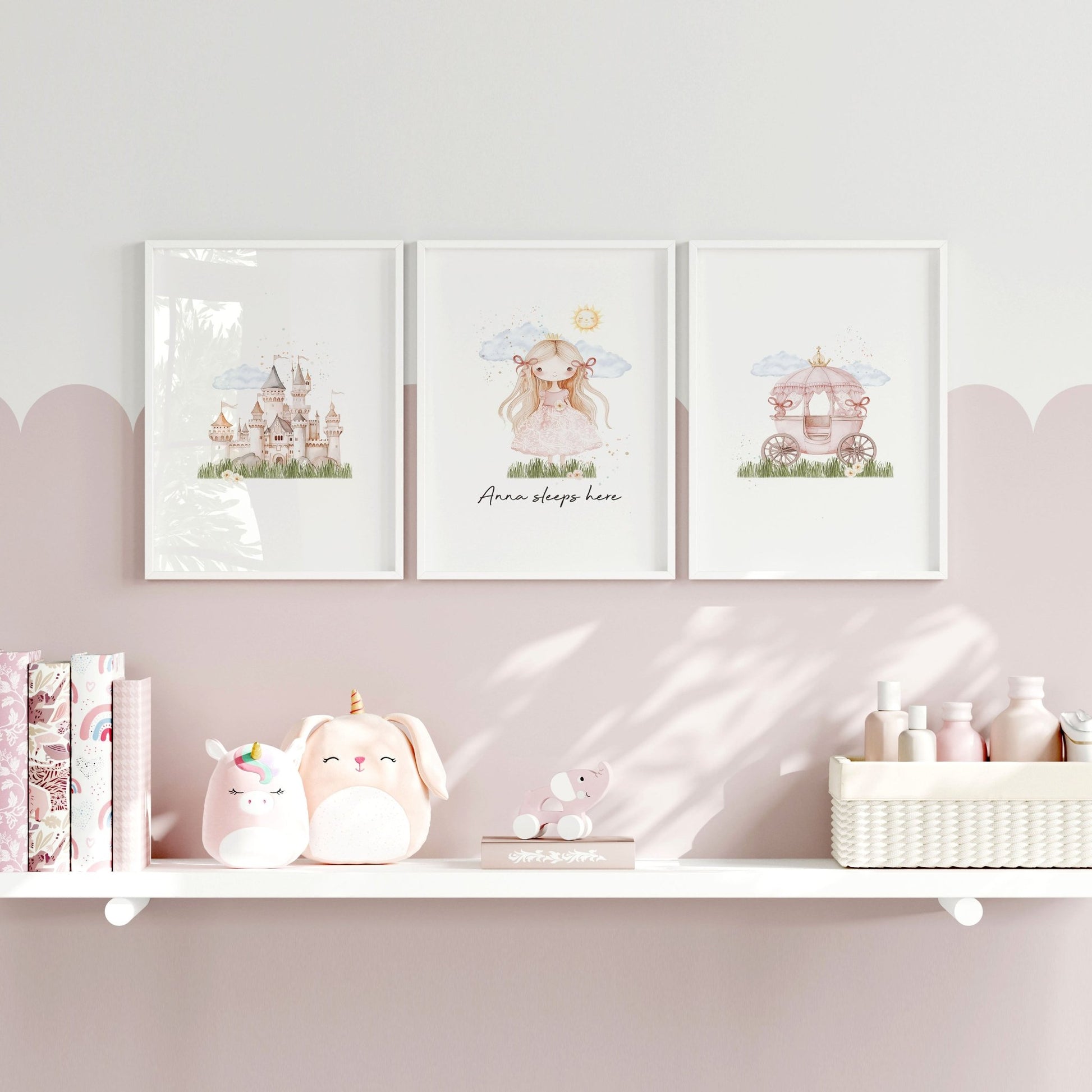 Wall Art Childrens Room | Set of 3 wall art prints