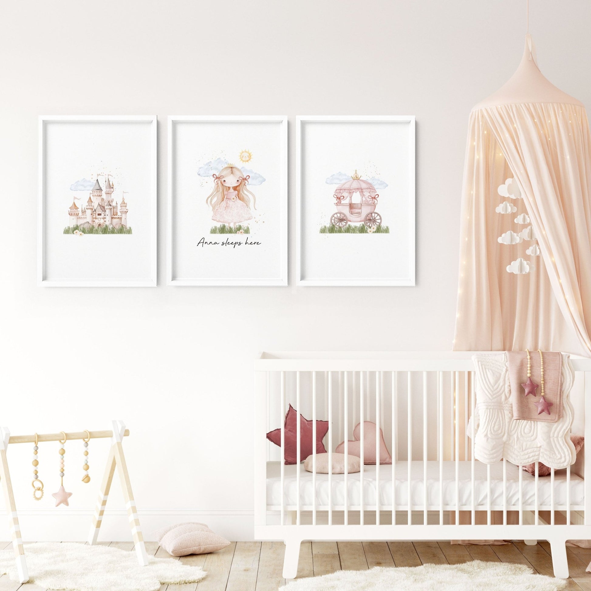 Wall Art Childrens Room | Set of 3 wall art prints