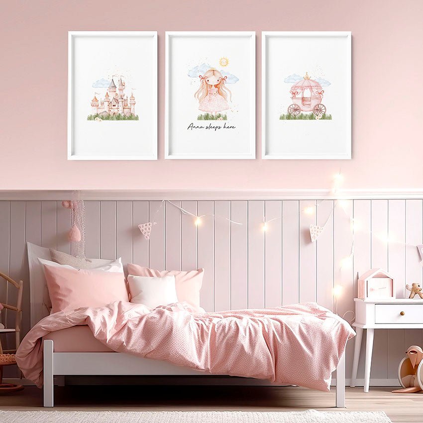 Wall Art Childrens Room | Set of 3 wall art prints