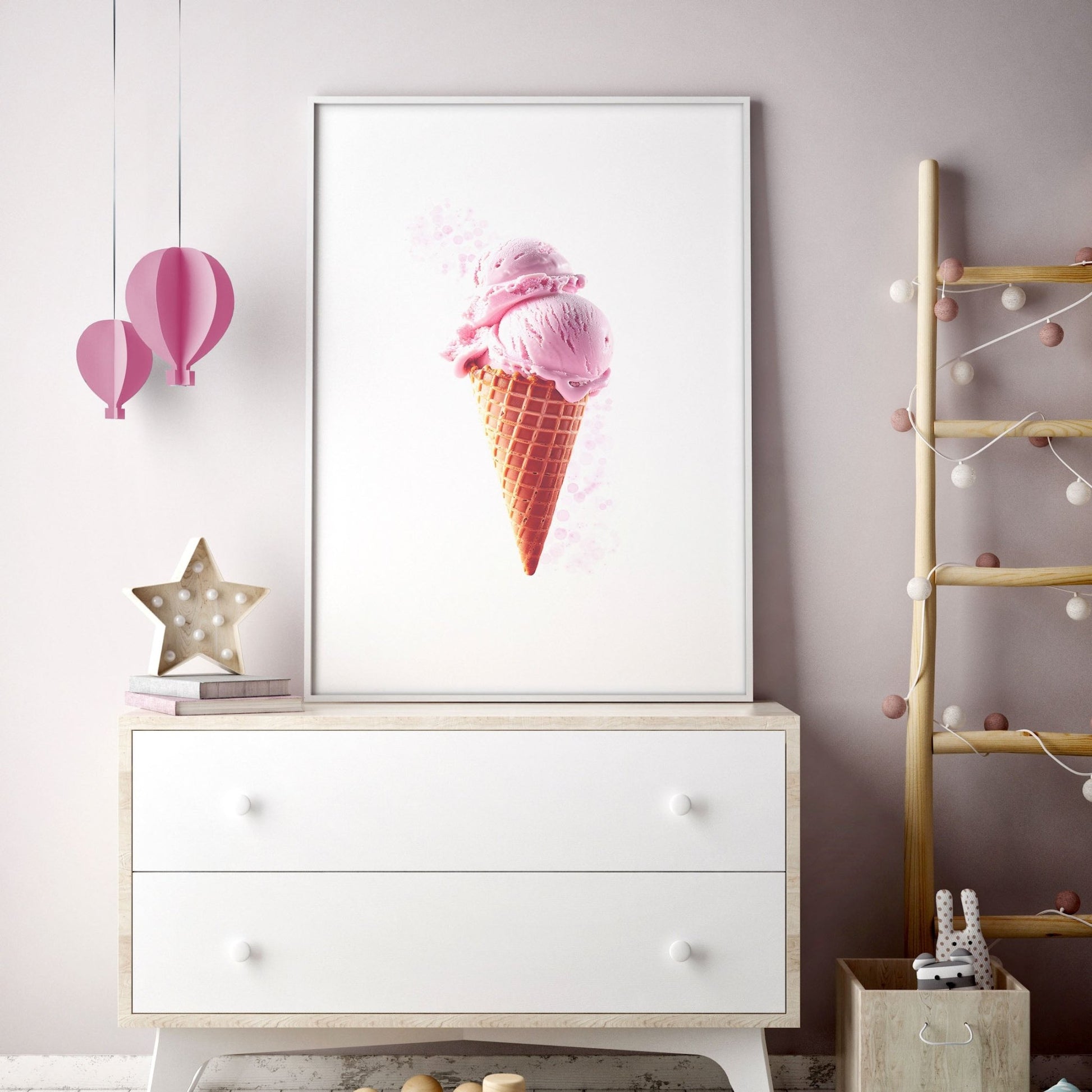 Wall Art Cool For Girls | Set of 3 Pop Wall art Prints