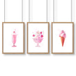 Wall Art Cool For Girls | Set of 3 Pop Wall art Prints