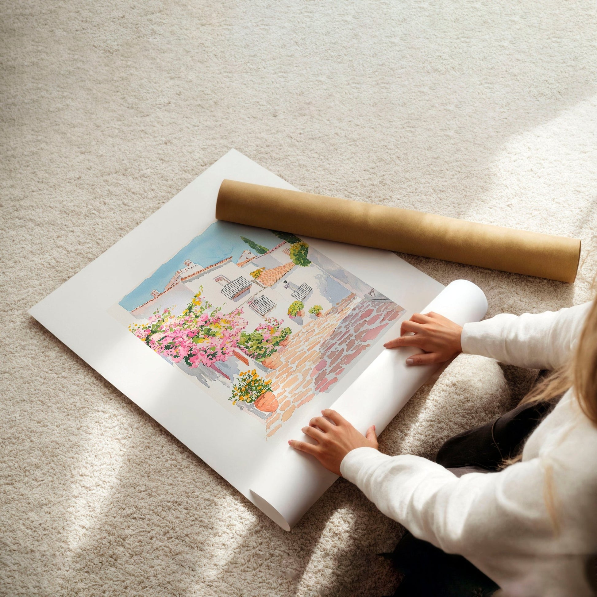 Wall Art Decor Living Room | Set of 3 Beach Decor Wall art Prints