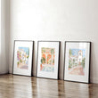 Wall Art Decor Living Room | Set of 3 Beach Decor Wall art Prints