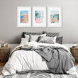 Wall Art Extra Large | Set of 3 Beach Decor Wall art Prints