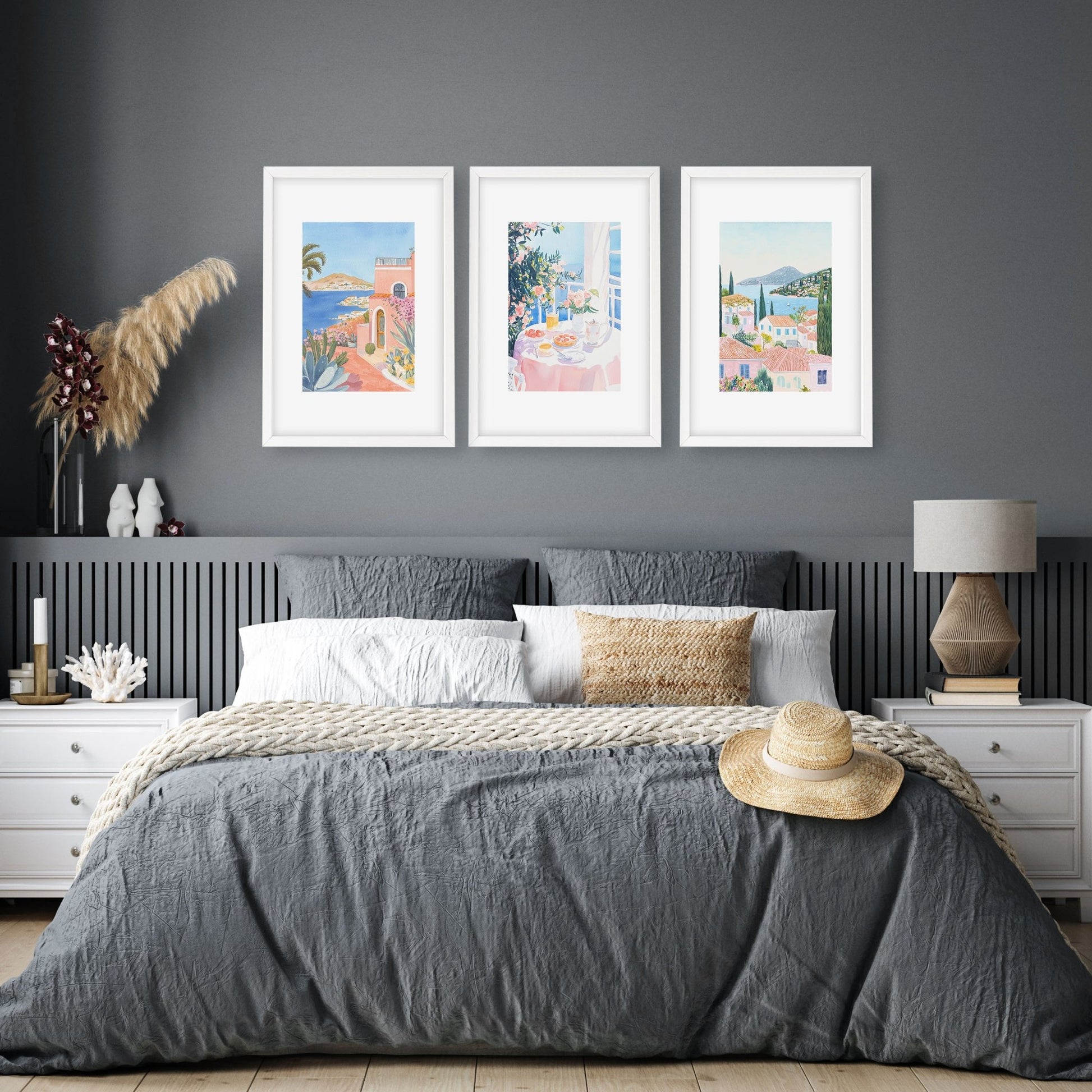 Wall Art Extra Large | Set of 3 Beach Decor Wall art Prints