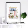 Wall Art Flowers Cottage Flower Shop Watercolour Prints | Set of 3