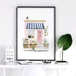 Wall Art Flowers Cottage Flower Shop Watercolour wall art — piece 1 of 3 in the set