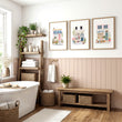 Wall Art Flowers Cottage Flower Shop Watercolour wall art displayed on a wall in a styled room — view 6