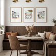 Wall Art for a Dining Room | Mediterranean Coastal Watercolour 