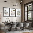 Wall Art for a Dining Room | Mediterranean Coastal Watercolour 
