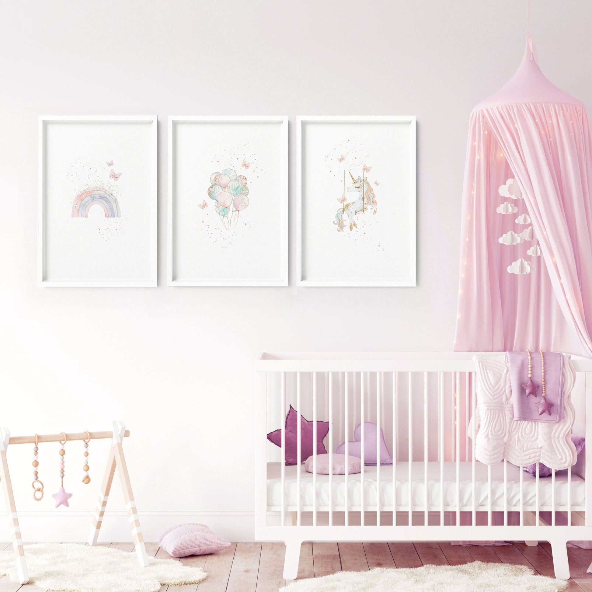 Wall Art For A Nursery | Set of 3 wall art prints