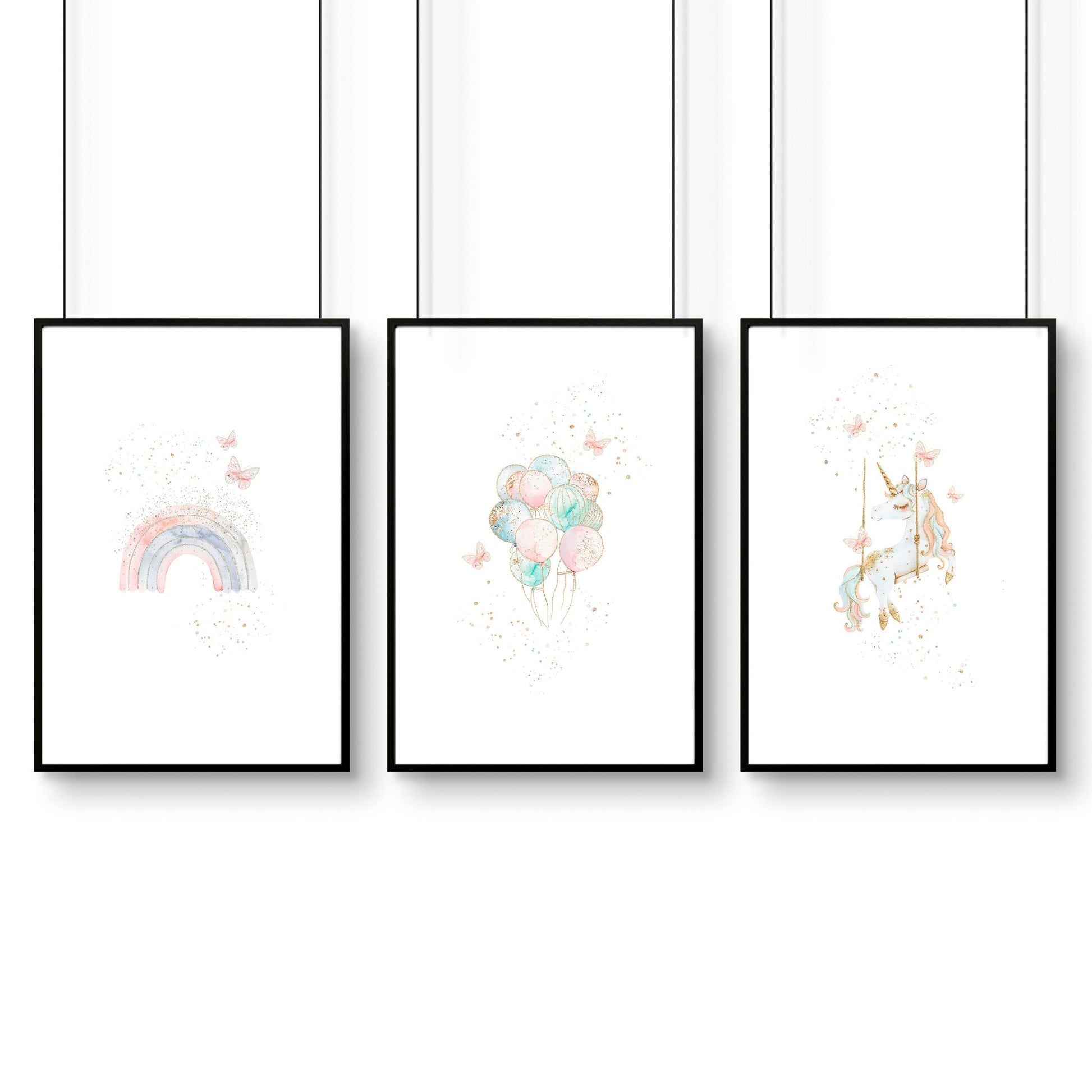 Wall Art For A Nursery | Set of 3 wall art prints