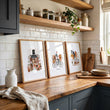 Paris Boulangerie Wall Art for Kitchen | 