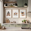 Paris Boulangerie Wall Art for Kitchen | 