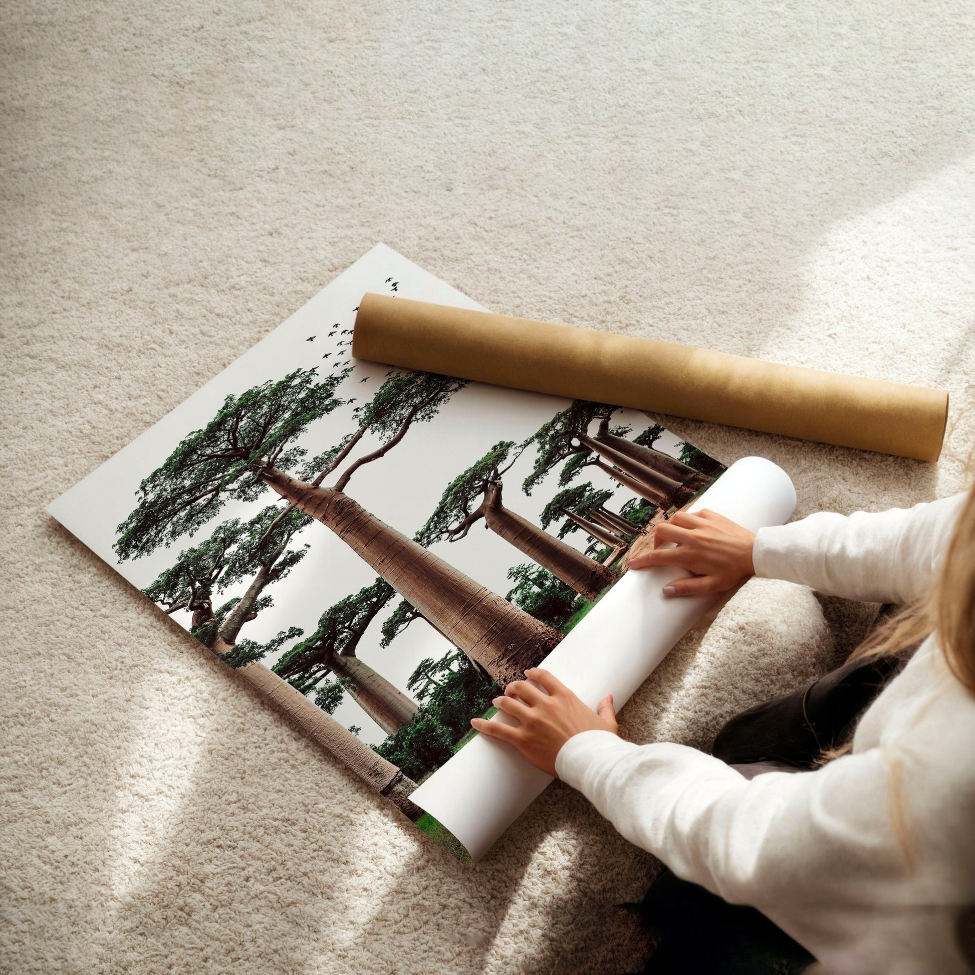 Wall Art For Living Room Canvas | Set of 3 African Wildlife Wall art Prints