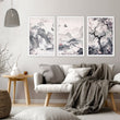Wall Art For Living Room Large | Set of 3 Chinoiserie Wall art Prints