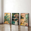 Wall Art For Living Room Modern | Set of 3 Italian Lifestyle Wall art Prints