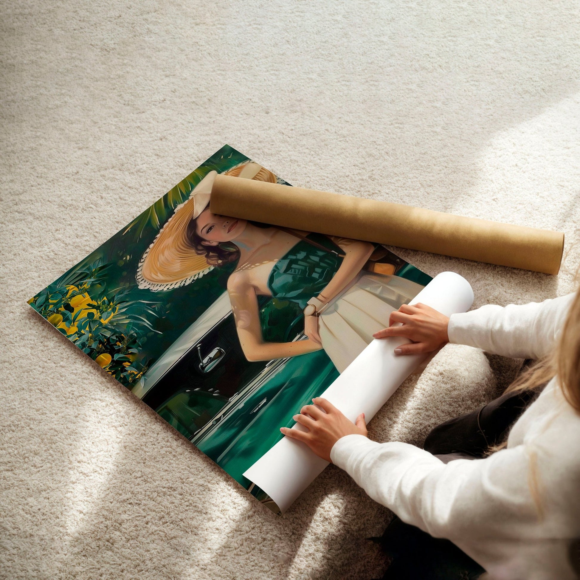 Wall Art For Living Room Modern | Set of 3 Italian Lifestyle Wall art Prints