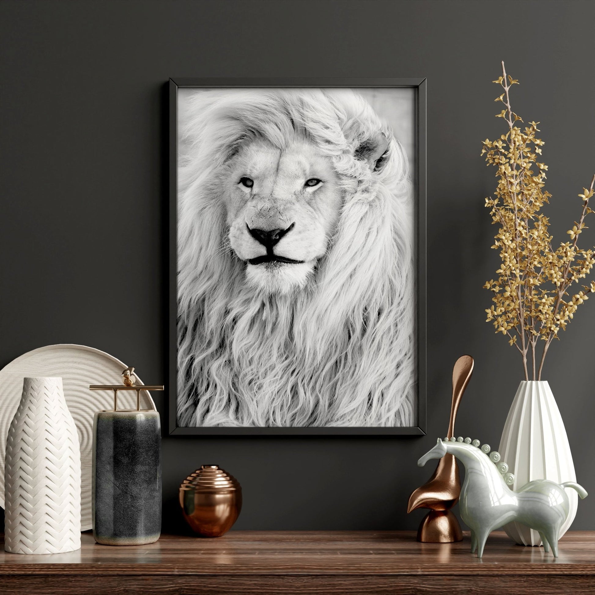 Wall Art Ideas For Living Room | Set of 3 African Wildlife Wall art Prints