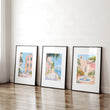Wall Art Large | Set of 3 Beach Decor Wall art Prints