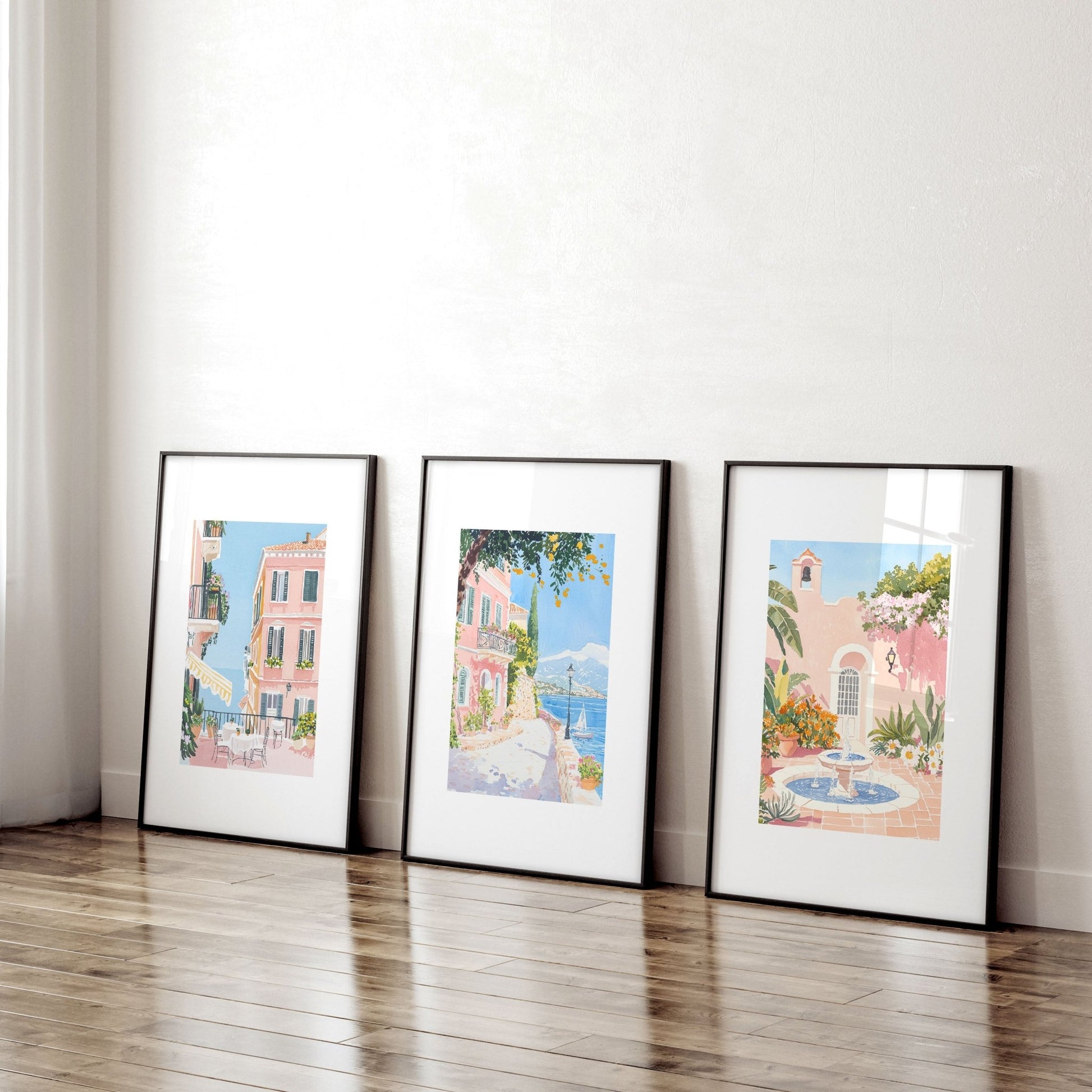 Wall Art Large | Set of 3 Beach Decor Wall art Prints