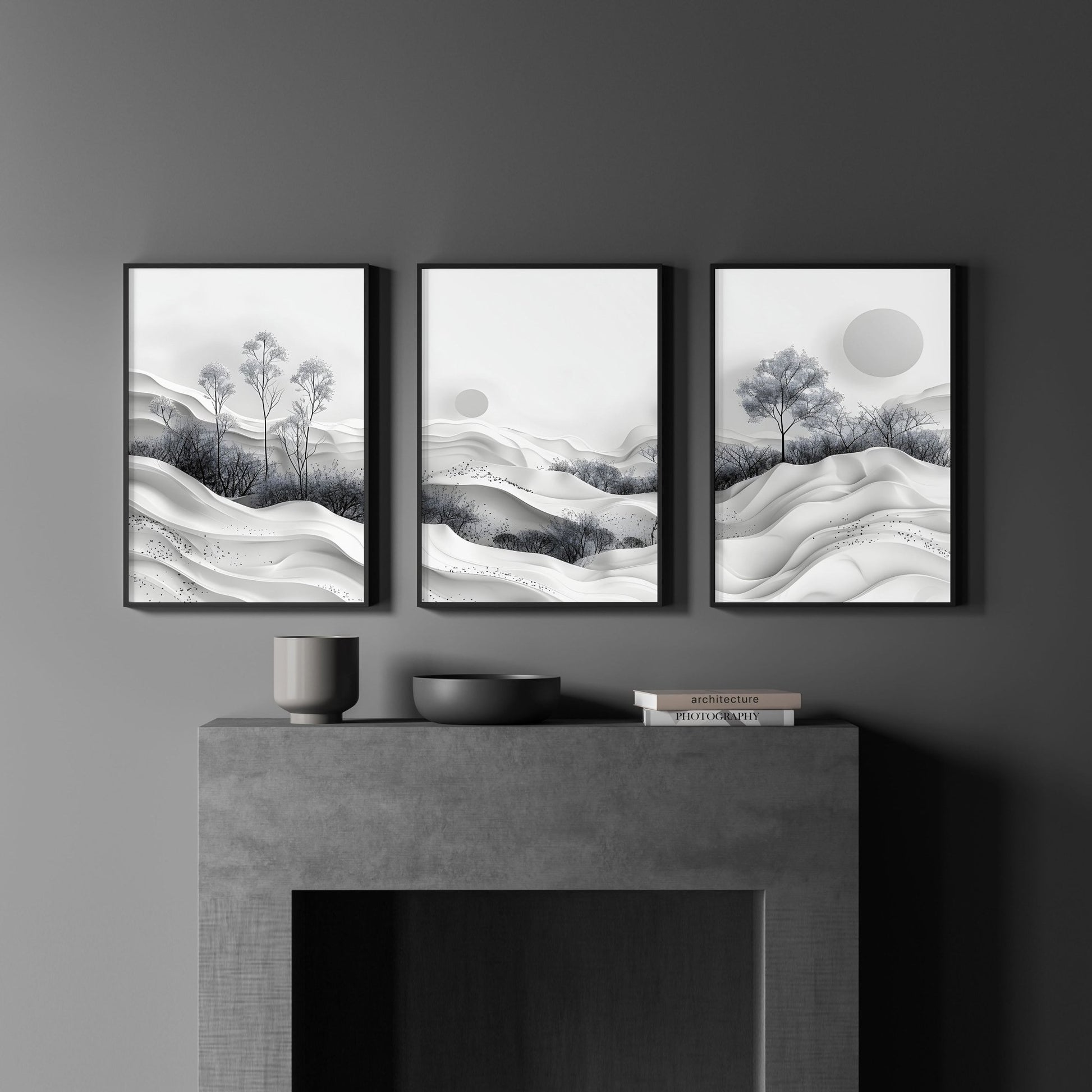 Wall Art Prints For Living Room | Set of 3 wall art prints