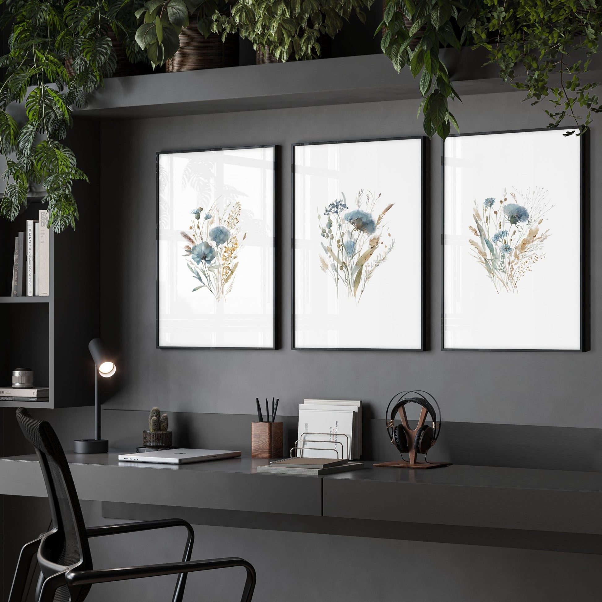 Wall Art Sets | Set of 3 Botanical Wall art Prints