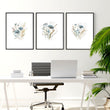 Wall Art Sets | Set of 3 Botanical Wall art Prints